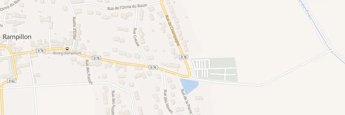 Plan du 1 Rue de Champagne à Rampillon