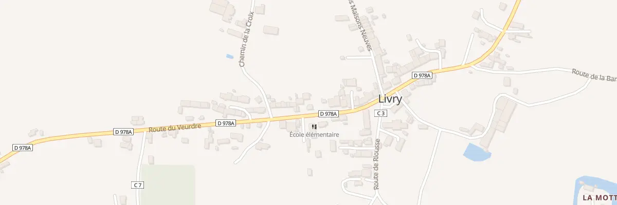 Plan du 12 Rte du Veurdre à Livry