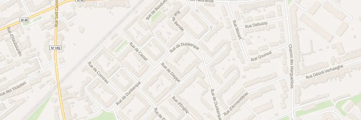 Plan du 54 Rue de Dunkerque à Faches-Thumesnil
