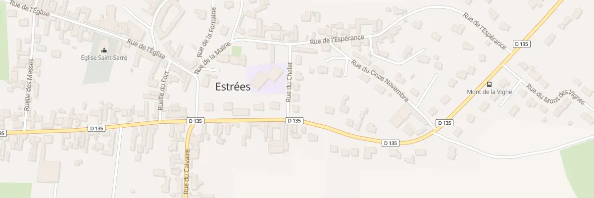 Plan du 7 Rue du Chalet à Estrées