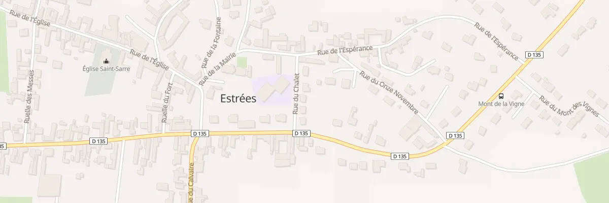 Plan du 5 Rue du Chalet à Estrées