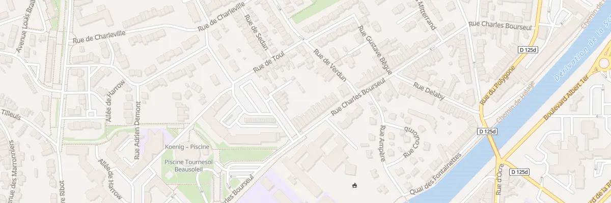 Plan du 360 Rue Charles Bourseul à Douai