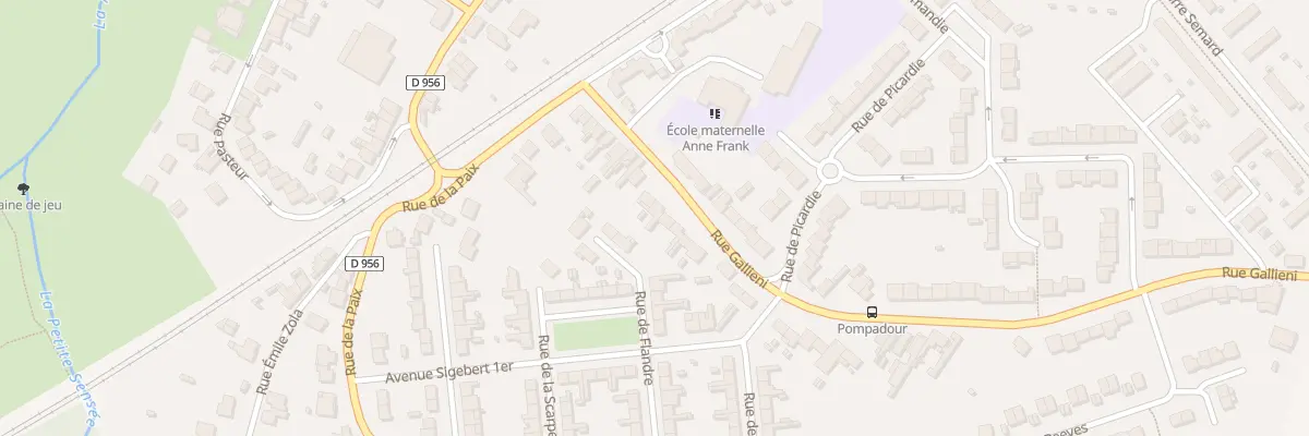 Plan du 1099 Rue Gallieni à Lambres-lez-Douai