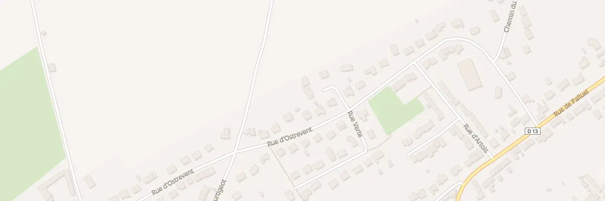 Plan du 1 Rue des Champs à Écourt-Saint-Quentin