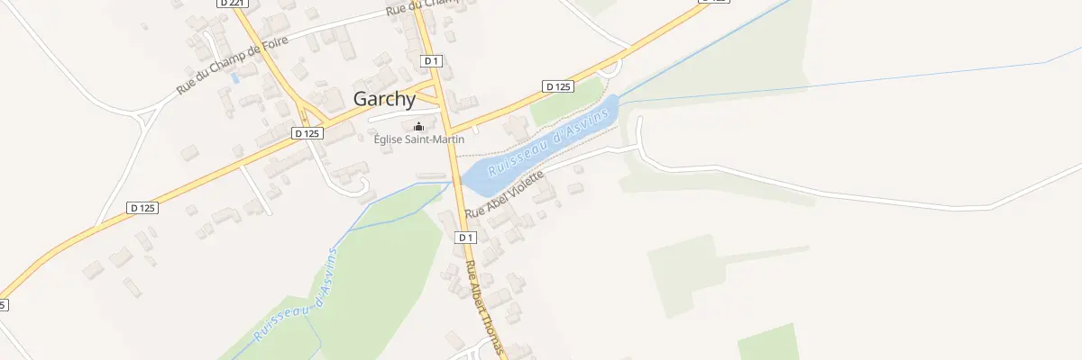 Plan du 14 Rue Abel Violette à Garchy