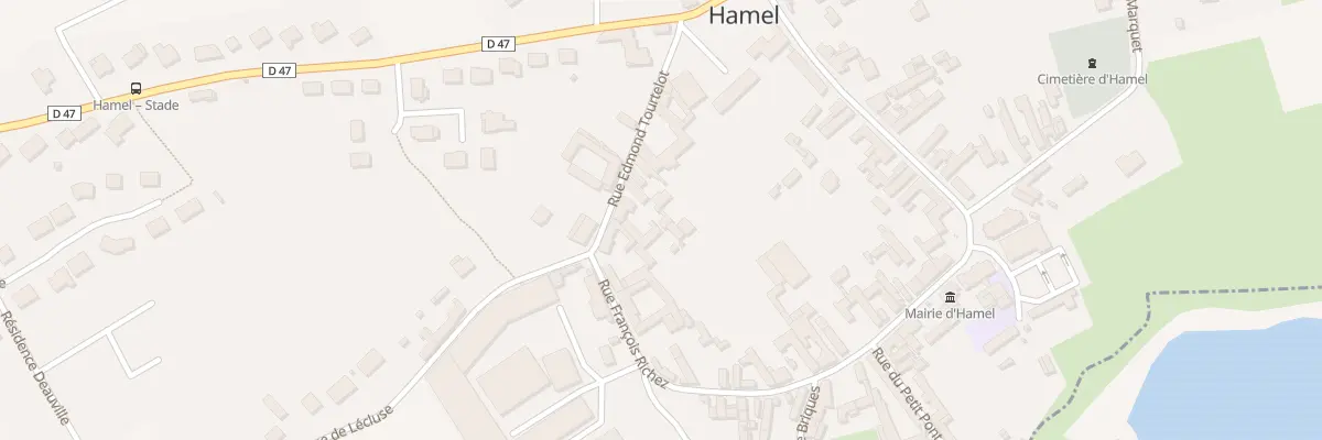 Plan du 90 Rue Edmond Tourtelot à Hamel