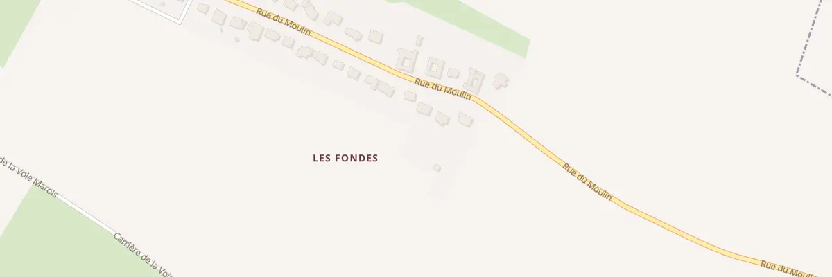 Plan du 90 Rue du Moulin à Attiches