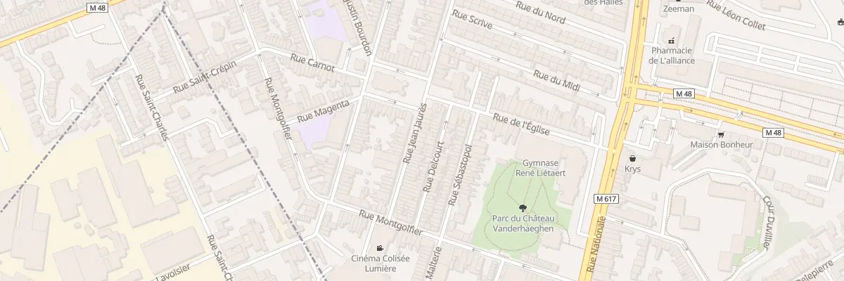 Plan du 63 Rue Jean Jaurès à Marcq-en-Barœul