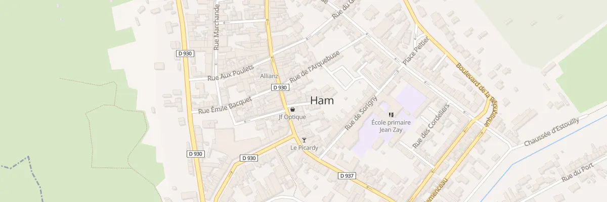 Plan du 3 Imp de la Croix Blanche à Ham