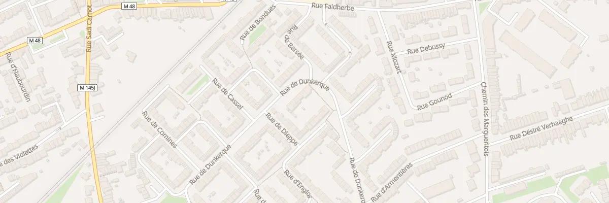 Plan du 58 Rue de Dunkerque à Faches-Thumesnil