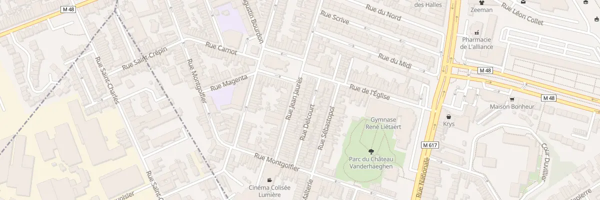 Plan du 61 Rue Jean Jaurès à Marcq-en-Barœul