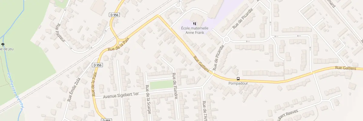 Plan du 1079 Rue Gallieni à Lambres-lez-Douai