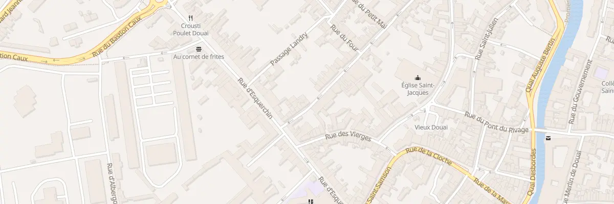 Plan du 270 Rue du Bloc à Douai