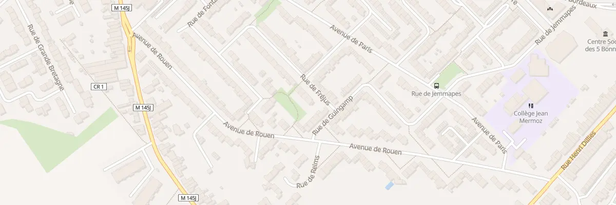 Plan du 34 Rue de Fréjus à Faches-Thumesnil