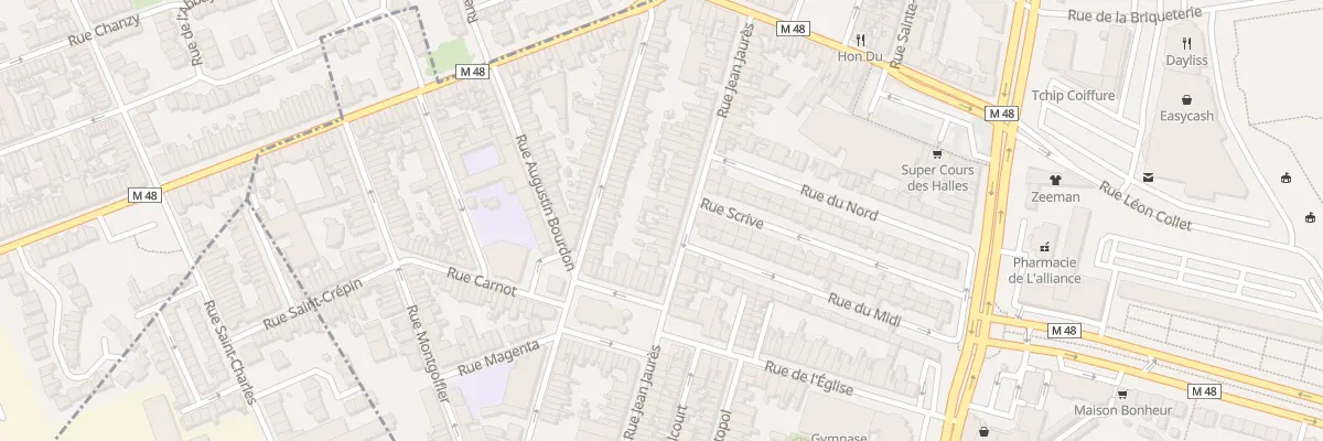 Plan du 50 Rue Jean Jaurès à Marcq-en-Barœul