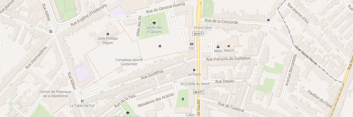 Plan du 14 Rue Godefroy à La Madeleine