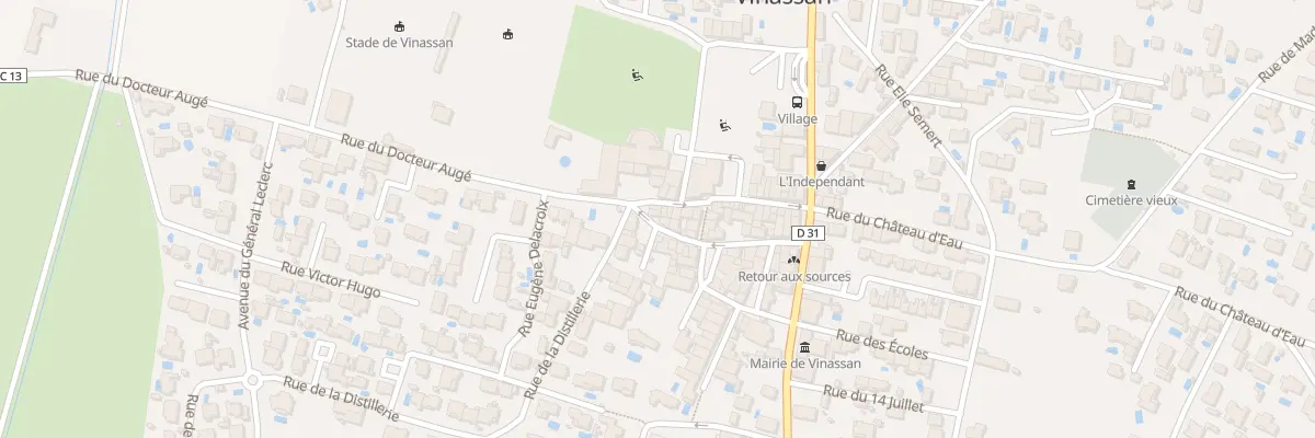 Plan du 28 Rue du Docteur Ferroul à Vinassan