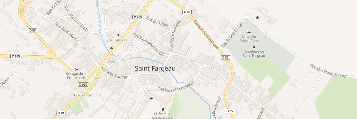Plan du 418 Rue de l’Église à Saint-Fargeau