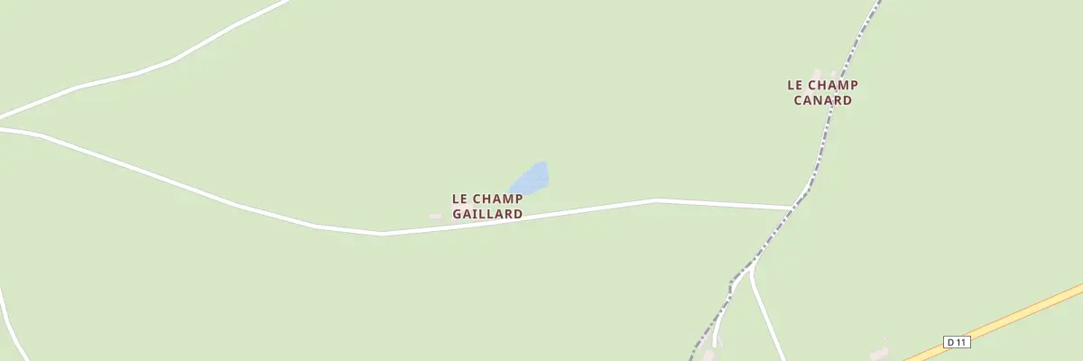 Plan du 5175 Le Champ Gaillard à Gipcy