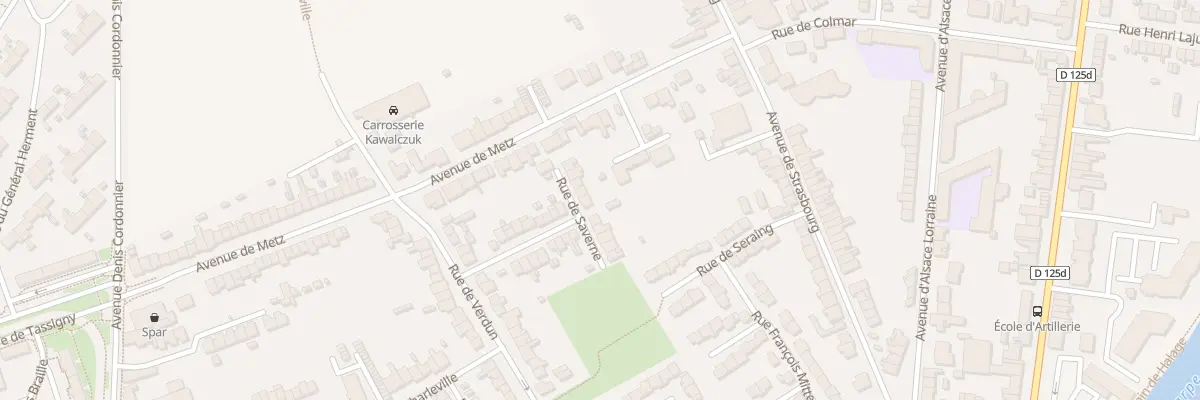 Plan du 48 Rue de Saverne à Douai