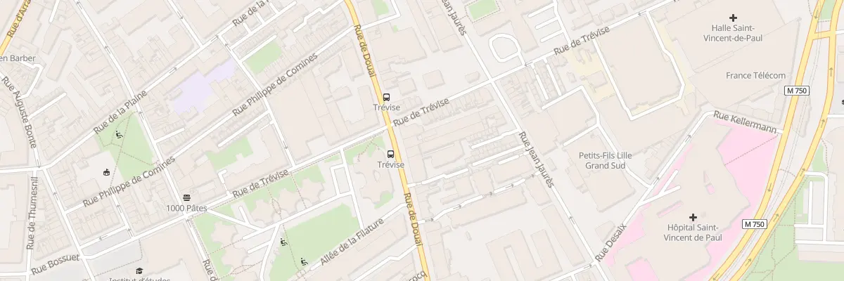 Plan du 113 Rue de Douai à Lille