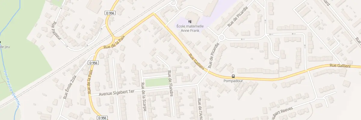 Plan du 1069 Rue Gallieni à Lambres-lez-Douai