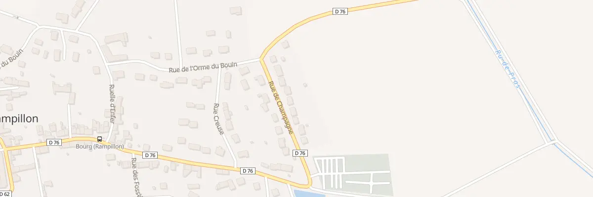 Plan du 14 Rue de Champagne à Rampillon