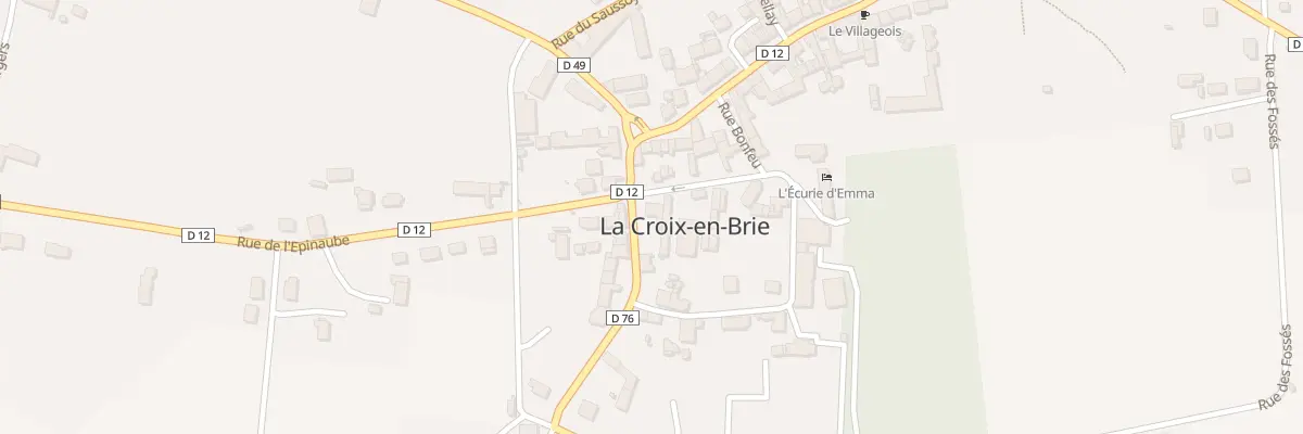 Plan du 4 Av de la Commanderie à La Croix-en-Brie