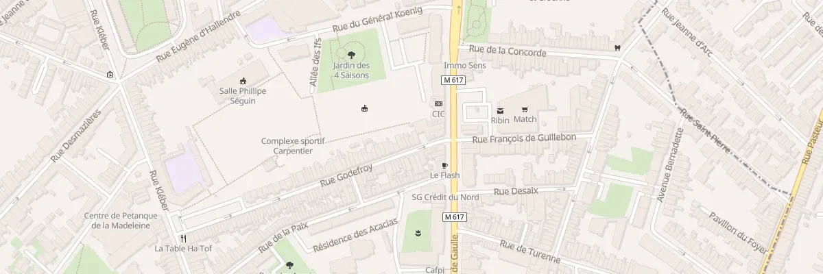 Plan du 10 Rue Godefroy à La Madeleine