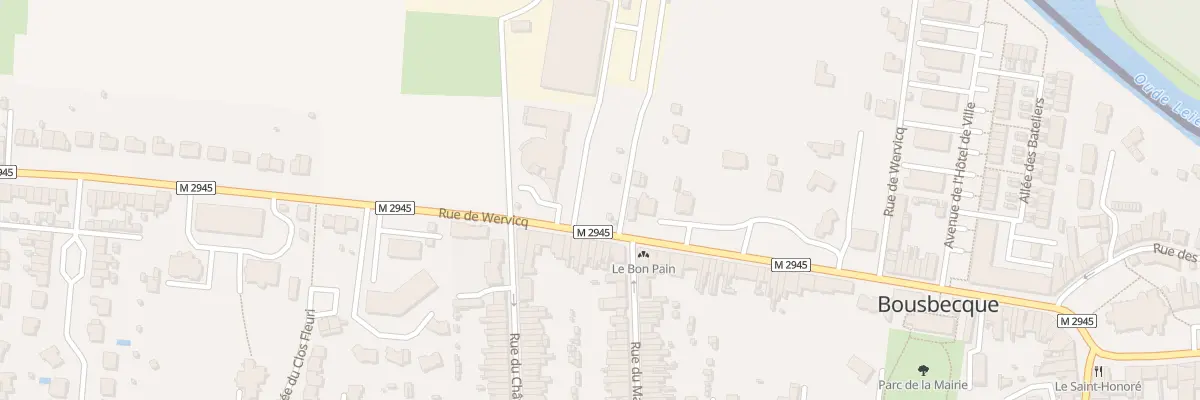 Plan du 40 Rue de Wervicq à Bousbecque