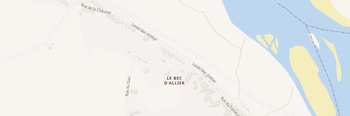 Plan du 38 Leve Bec d’Allier à Cuffy