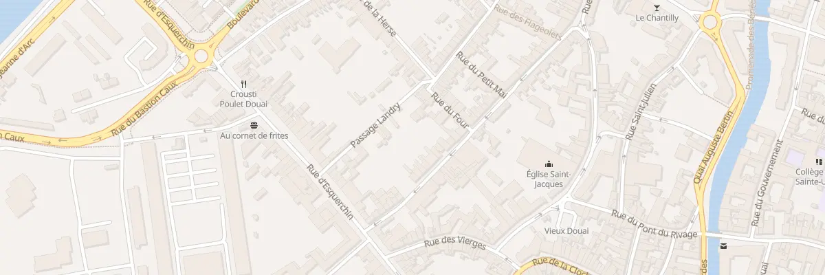 Plan du 212 Rue du Bloc à Douai