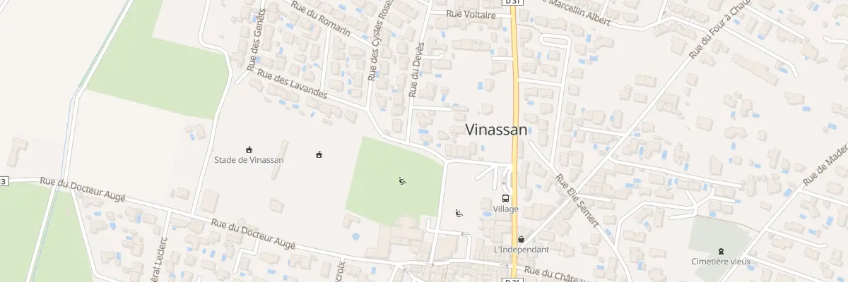 Plan du 13 Rue du Devès à Vinassan