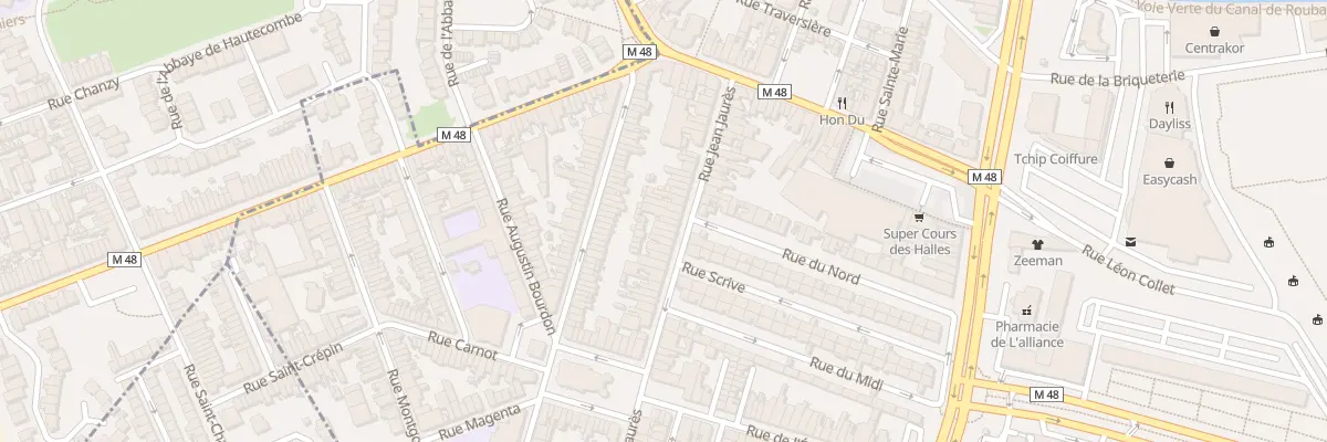 Plan du 34 Rue Jean Jaurès à Marcq-en-Barœul