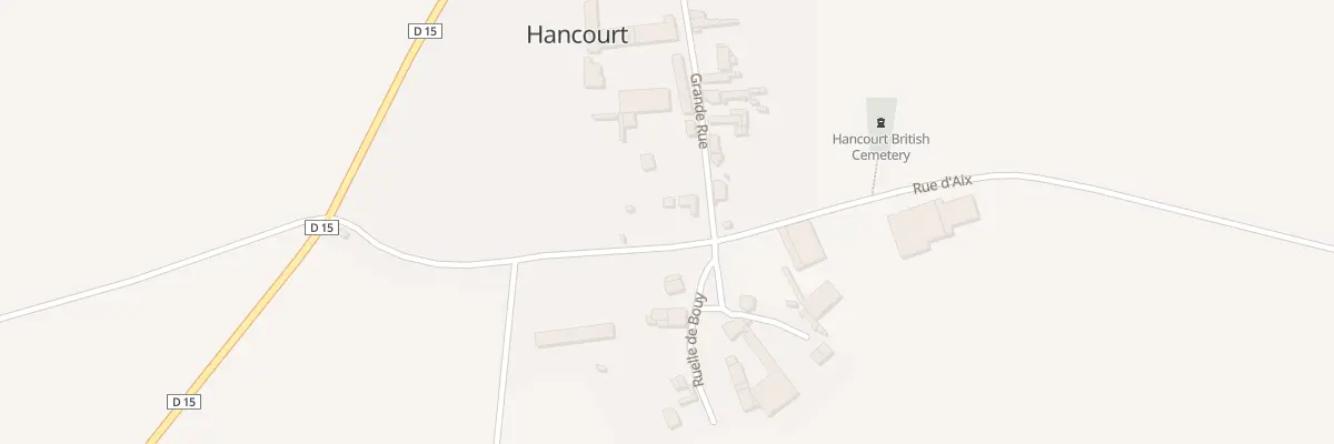 Plan du 22 Gr Grande Rue à Hancourt