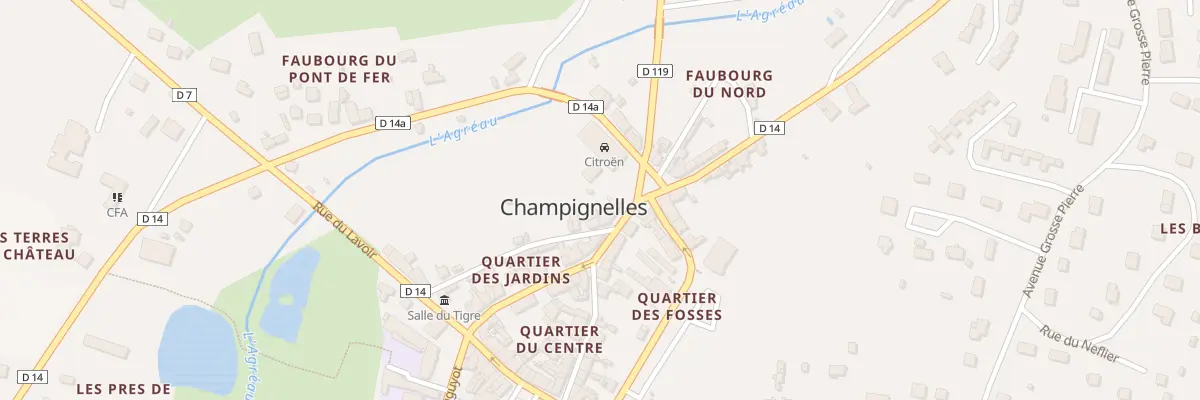 Plan du 221 Les Jardins à Champignelles