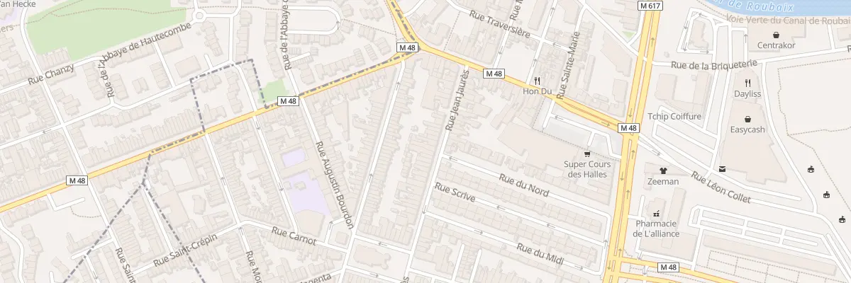 Plan du 28 Rue Jean Jaurès à Marcq-en-Barœul