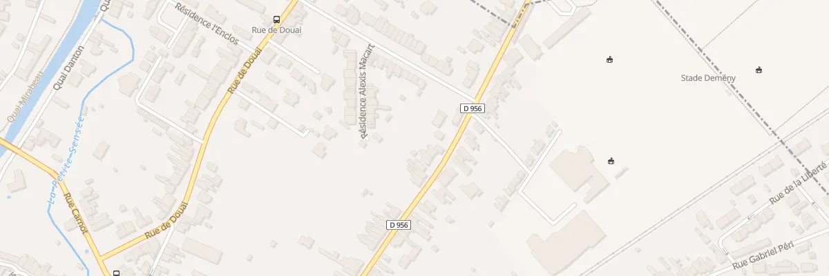 Plan du 75B Rue de la République à Lambres-lez-Douai
