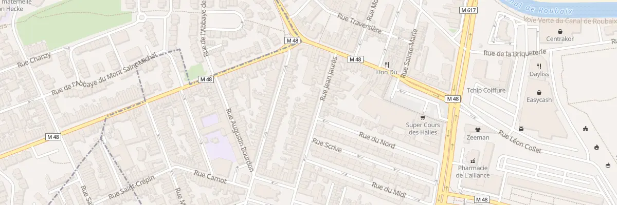 Plan du 24 Rue Jean Jaurès à Marcq-en-Barœul