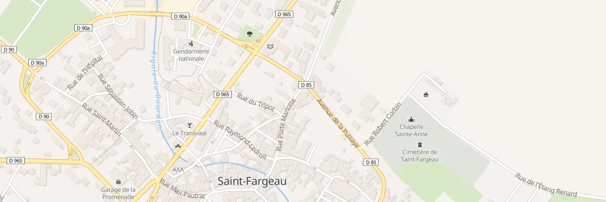 Plan du 18 Rue Porte Marlotte à Saint-Fargeau