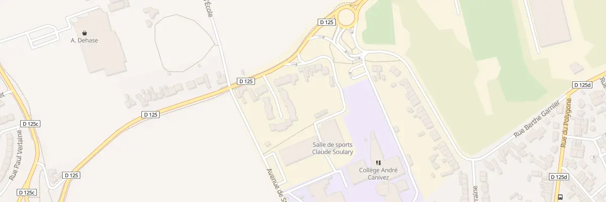 Plan du 525 Rue Berthe Garnier à Douai