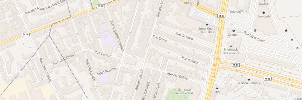 Plan du 33 Rue Jean Jaurès à Marcq-en-Barœul