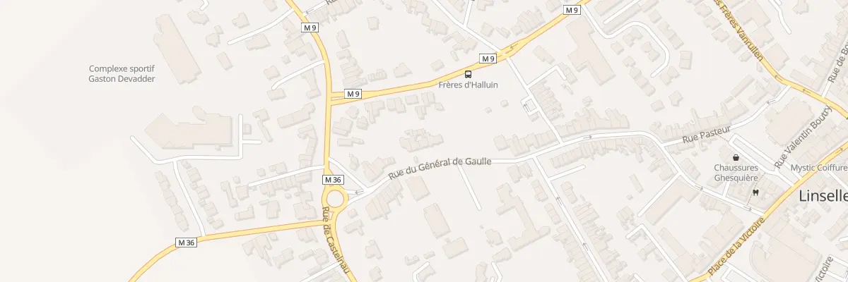 Plan du 82 Rue du Général De Gaulle à Linselles