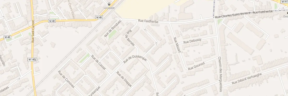 Plan du 37 Rue de Bersée à Faches-Thumesnil