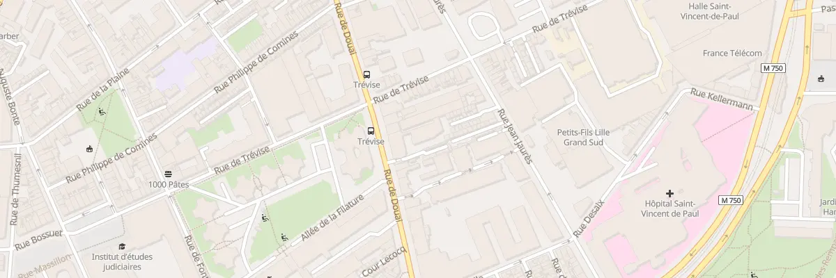 Plan du 119 Rue de Douai à Lille
