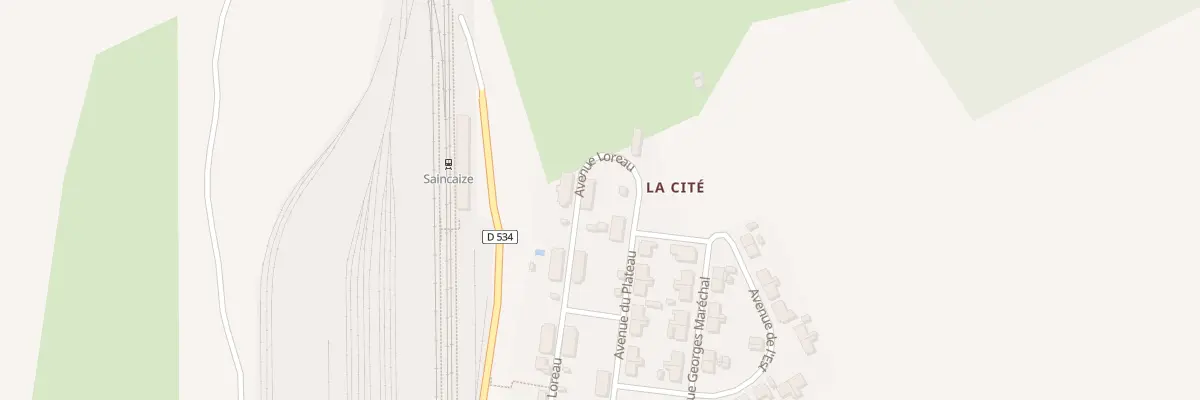 Plan du 14 Rue Loreau à Saincaize-Meauce
