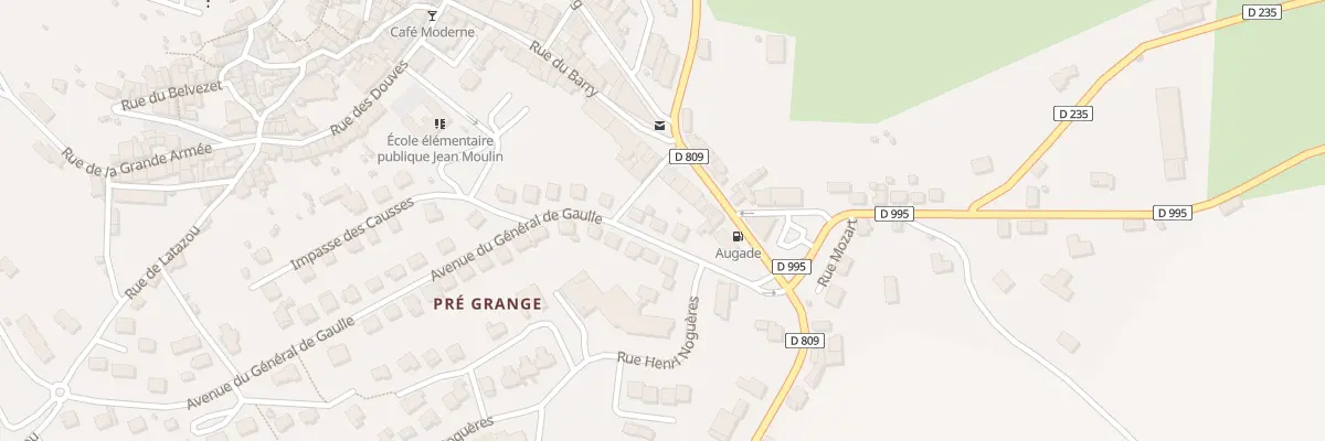 Plan du 4 Av du Général de Gaulle à Sévérac d’Aveyron