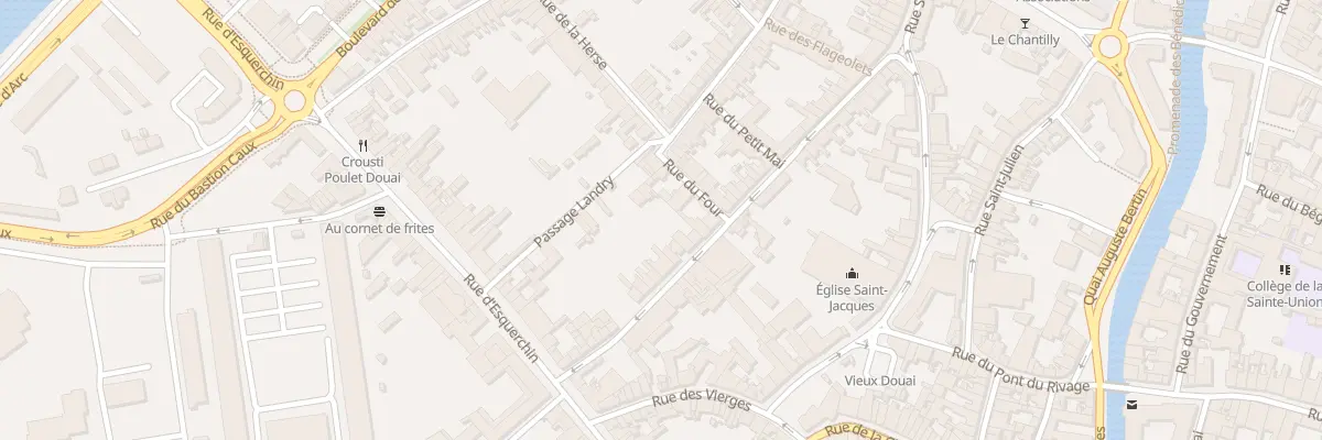 Plan du 192 Rue du Bloc à Douai