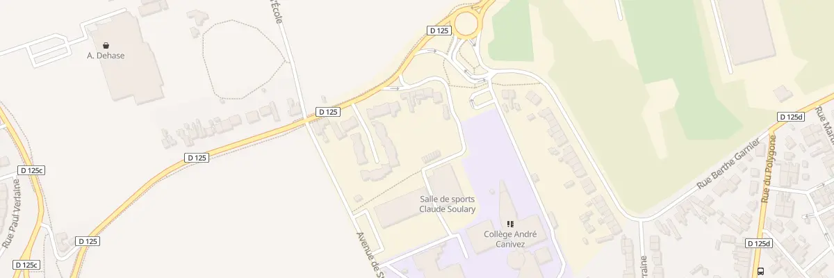 Plan du 515 Rue Berthe Garnier à Douai