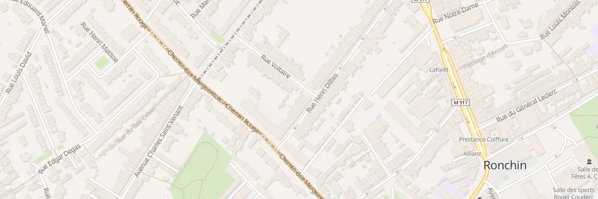 Plan du 84 Rue Henri Dillies à Ronchin